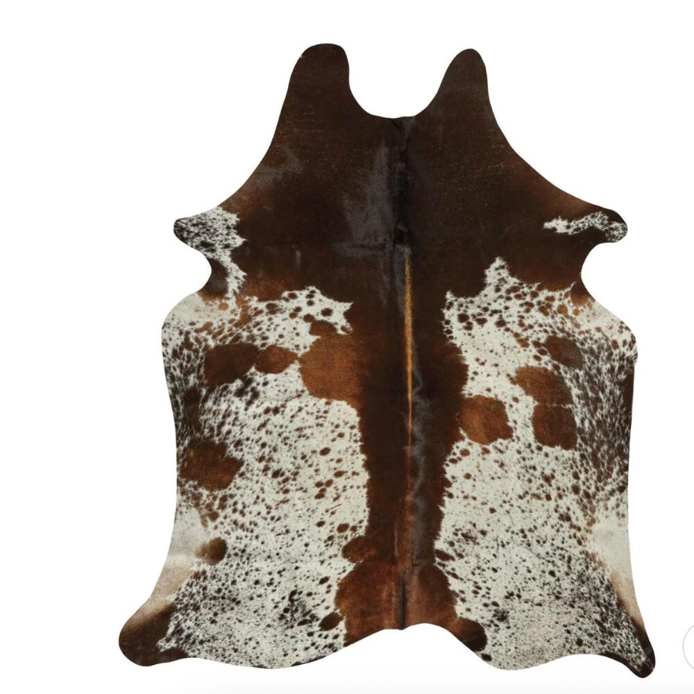 Texas Proud Cowhide Area Rug - Brown & White - Picture 8 of 8